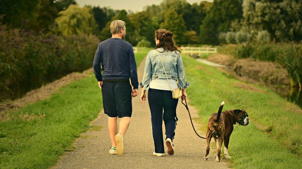 couple walking